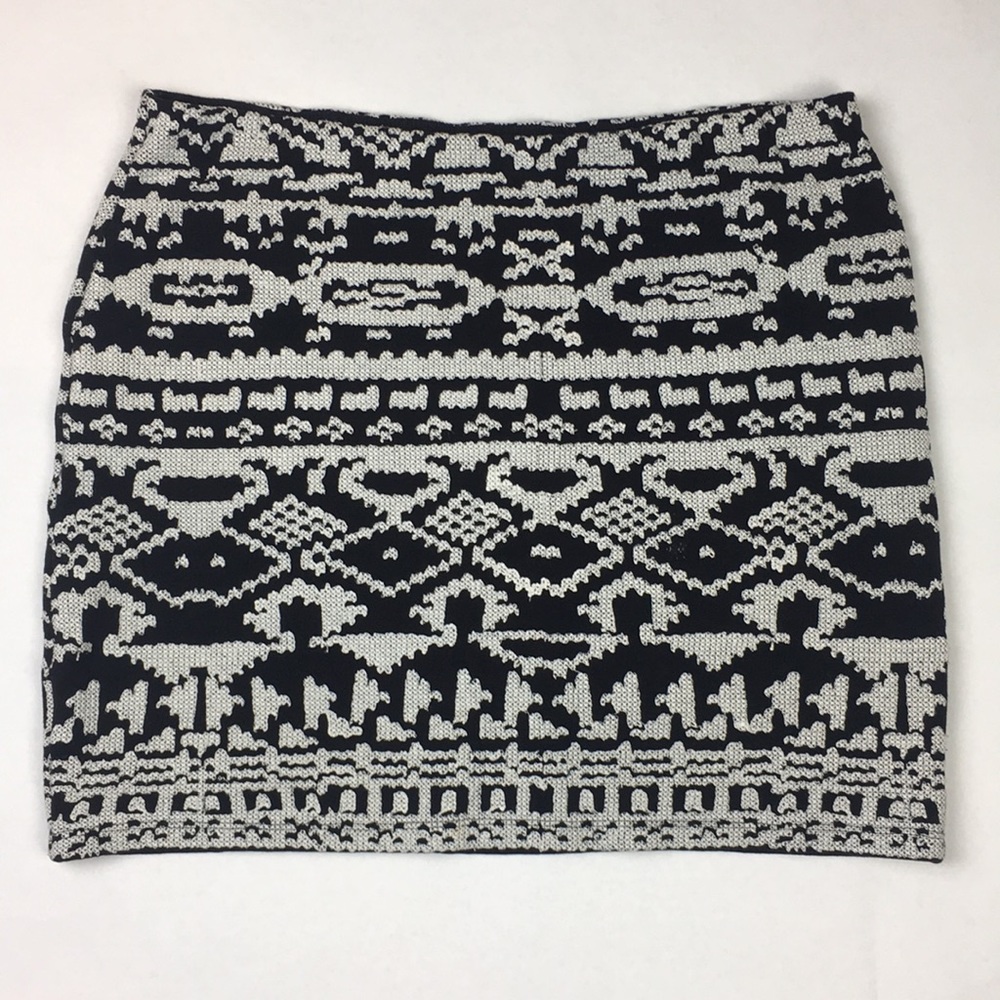 SEARCH for SANITY embroidered mini skirt